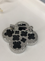 Брошь Bluc Клевер 2