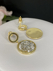 Серьги IREN crystal Au (гвоздик) 1