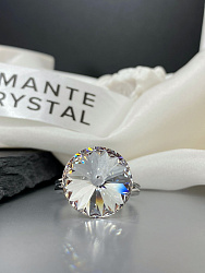 Кольцо ELIS 14мм crystal 2