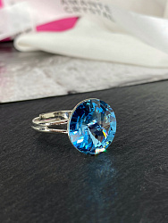 Кольцо ELIS 14 aquamarine особое 3