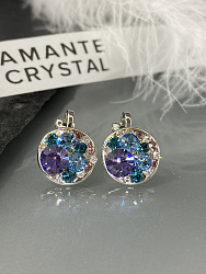 Клипсы Rivolo tanzanite  2