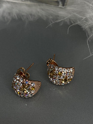 Серьги Fashion ALFA mini gold 2