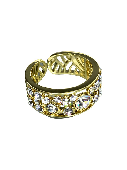 Кольцо Fashion crystal Au