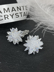 Серьги Ежик (пусеты) 3