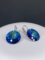 Серьги RIVOLI 18mm bermuda blue 1