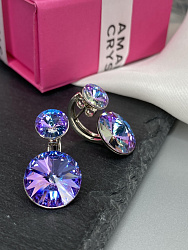 Серьги Roncato 14мм с австрийскими кристаллами VL 3