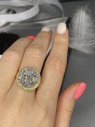 Кольцо IREN crystal Au 1