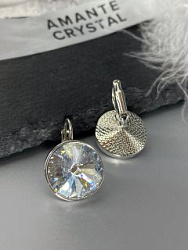 Серьги KR Rivoli 16mm blue shade 4