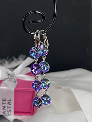 Серьги REGINA 5,5см с австрийскими кристаллами VL 2