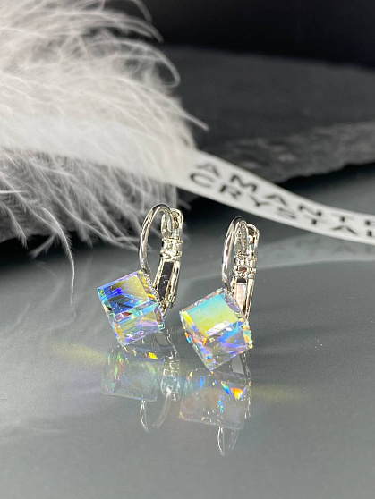 Серьги KORA 6mm AB
