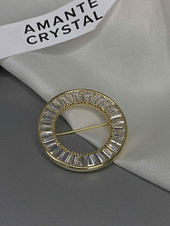 Брошь BLUC Циркон Au 2