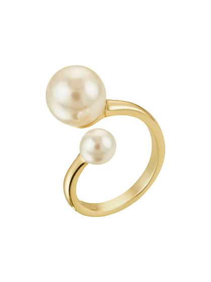 Кольцо жемчуг Au