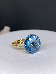 Кольцо ELIS 14 aquamarine Au 1