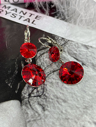 Серьги JANINE light siam 3