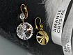 Серьги JANINE18/6 crystal Au
