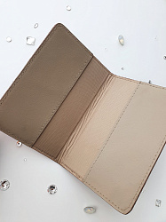 Обложка на паспорт "Style" бежевая 2