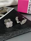 Серьги Klever crystal/jet