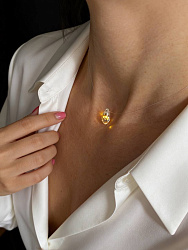 Подвеска капля Briolett на леске 40см 1