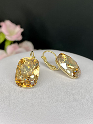Серьги CAPRI 18mm gold 1