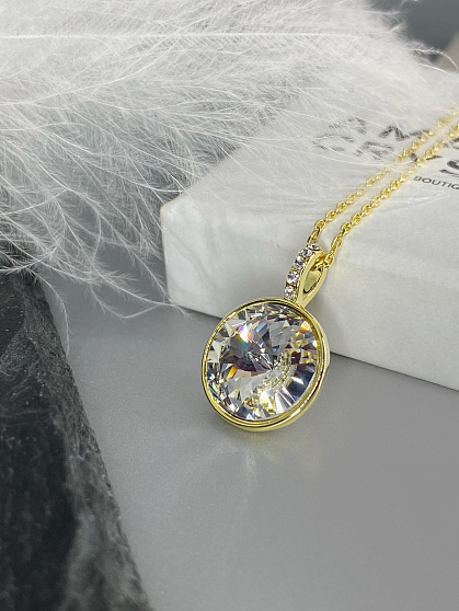 Подвеска кулон ELIS strass crystal Au