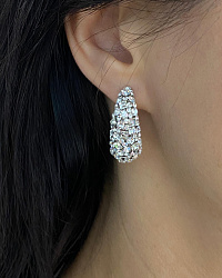 Серьги KR Fashion new crystal 1