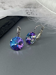 Серьги RIVOLI 12 с австрийскими кристаллами VL 2