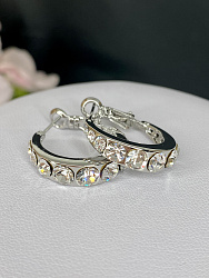 Серьги-кольца Luiza 2см  1