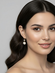 Серьги KR Жанин crystal 1