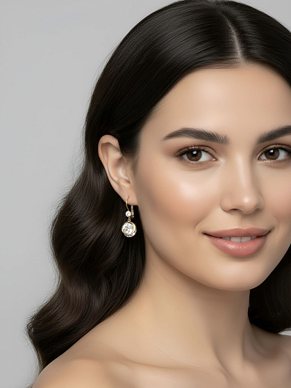 Серьги KR Жанин crystal