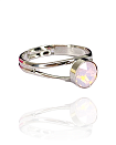 Кольцо Lera 6mm rose opal