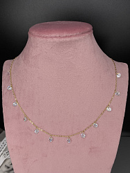 Колье KR Rossinka crystal золото Au 3