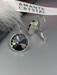 Серьги KR Rivoli 16mm silver 3