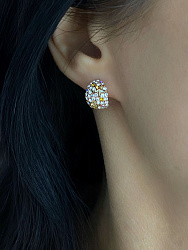 Серьги Fashion ALFA mini gold 1