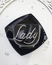 Чайная пара "Lady" crystal 1