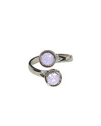 Кольцо ALMA rose opal женское