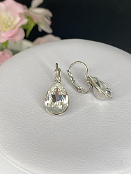 Серьги Patrice 14mm с австрийскими кристаллами crystal 2