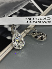 Серьги Patrice 18mm с австрийскими кристаллами crystal