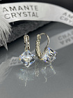 Серьги KORA 6mm crystal