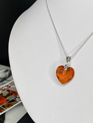 Подвеска Heart Astral pink 2