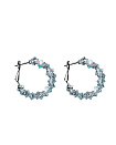 Серьги Zircon полукольца 3,5см