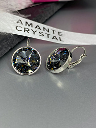 Серьги KR Rivoli 16mm silver 2