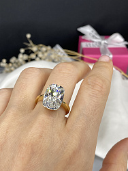 Кольцо KR Capri crystal Au 1