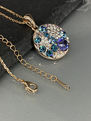 Подвеска с кулоном Rivolo tanzanite mix Au 3