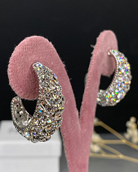 Серьги KR Fashion new crystal 2