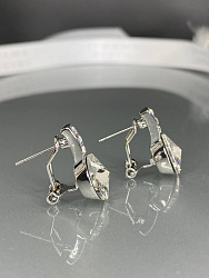 Серьги BluC rivoli 10mm crystal 2