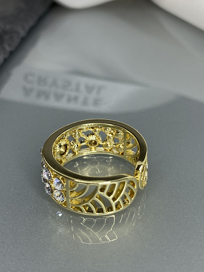 Кольцо Fashion crystal Au