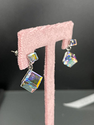 Серьги Kora 4/8mm AB 4