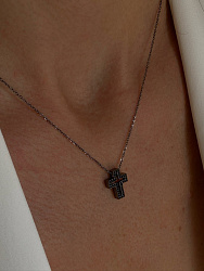 Подвеска Крест mini объем jet 1