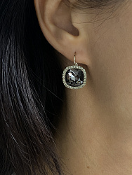 Серьги KR Kassandra (бронза) silver night 1