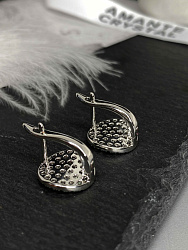 Серьги Barbara crystal (циркон) 4